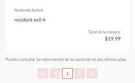 Cuenta Nintendo con 1 juego, USD 15.00