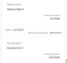 Cuenta Nintendo con 8 juegos, USD 50.00