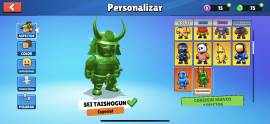 Stumble Guys account with 218 skins including 20 legendary, USD 40.00