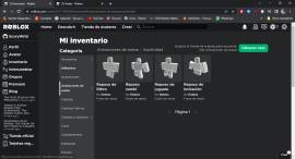 Cuenta de roblox estilo 2017 con mas de 10,000 robux invertidos, USD 35.00