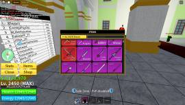 BLOX FRUIT - MAXED - DOUGH V2 - MINK V3 - GODHUMAN - DARK BLADE, USD 20.00