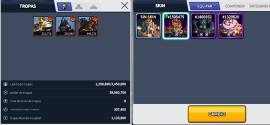 Sell LOK account all structures lvl 30. Full purple and cvc treasures., USD 900.00