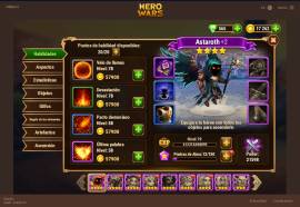 hero wars account at level 79, USD 30.00