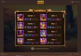 hero wars account at level 79, USD 30.00