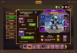 hero wars account at level 79, USD 30.00