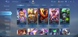 Cuenta de Mobile legends con más de 200 skins, USD 200.00