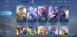 Cuenta de Mobile legends con más de 200 skins, USD 200.00