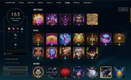 VENDO CUENTA LEAGUE OF LEGENDS +209 SKINS  |450€ DE VALOR |, € 90.00