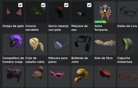 Cuenta de Roblox, con muchisimas cosas, tiene 6 años de antiguedad, USD 30.00