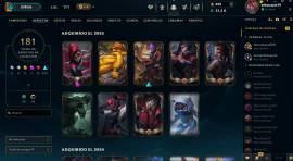 venta cuenta de lol  nivel 562, USD 200.00