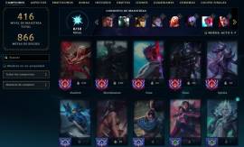 CUENTA LEAGUE OF LEGENDS, LOL, VALORANT, TFT, WILDRIFT., USD 100.00