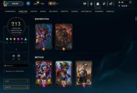 Server LAS - NO RANKED - 213 atuendos, USD 300.00