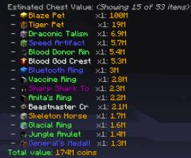 1.5 billion coins in Hypixel Skyblock, and I'm also selling the island, USD 60.00