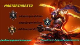 elo boosting League of Legends, USD 1.00