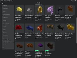 Vendo cuenta de roblox valorada en 14 k robux por 20 €, USD 20.00