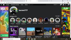 Vendo cuenta de roblox ex premium con 112 robux y lider de grupo, USD 15.00