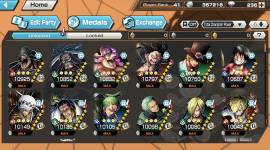 FOR SALE ONE PIECE BOUNTY RUSH ACCOUNT, € 120.00