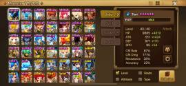 Lvl 50 Summoner's war account, USD 250.00