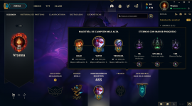 Cuenta de LOL LAN lvl 285, 147 champs, 85 skins, USD 130.00