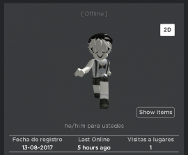 Vendo cuenta de roblox (2017), USD 40.00