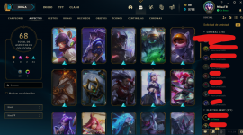 LoL account | Ex-Platino | LAS | LVL 250 | 73 SKINS, DJ SONA, USD 60.00