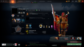 Immortal account Dota 2, with exclusive items, arcana and cache sets, USD 80.00