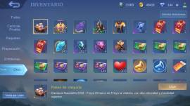 Cuenta Mobile Legends con muchos Skins, Emblemas al 100%, Rango Mitico, USD 99.00