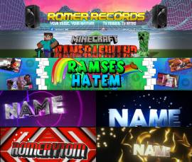 BANNERS, INTROS, LOGOS GAMERS FULL HD!, USD 5.00