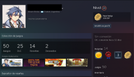 Cuenta de Steam - 50 juegos - Nivel 20 - 2019 - Region Argentina, USD 30.00