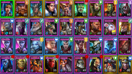 Account raid shadows legends mid game to advance, USD 40.00