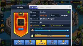 League of Kingdoms Account - MAX research, MAX treasures, VIP17, USD 2,500.00