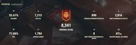 14 TANKS X-TIER M-V-Y,114 SP2, 55,67%, 8341rating / world of tanks EU , € 99.00