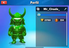 CUENTA STUMBLE GUYS +350 CORONAS 5 SKINS ESPECIALES, € 60.00