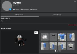 Vendo cuenta de ROBLOX, USD 70.00