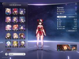 Cuenta honkai star Rail Lv70 Imbibitor Lunae 2E/ Luocha/ Bronya/Spark , € 180.00