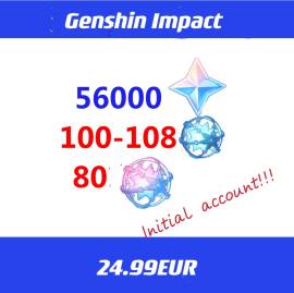 cuenta inicial de genshin impact, € 20.00