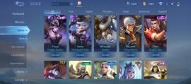 CEL LVL 85 | 117 HEROES | 156 SKINS | GUSION KOF | KARINA KOF | EMBLEM, USD 150.00