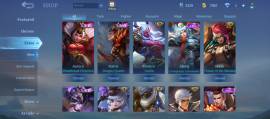 CEL LVL 85 | 117 HEROES | 156 SKINS | GUSION KOF | KARINA KOF | EMBLEM, USD 150.00