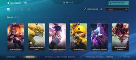 (EU) EMERALD I, LVL 136, ALL CHAMPS, 37 SKINS, +3 YEARS OLD ACC, € 199