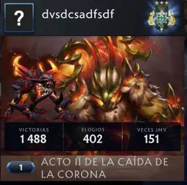 Cuenta de Dota 2 medalla Arconte III (80%), USD 50.00