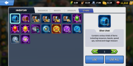 For sale League of Kingdoms castle level 25 VIP 11, 27k gems, EUR 70, € 70.00