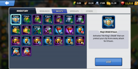 For sale League of Kingdoms castle level 25 VIP 11, 27k gems, EUR 70, € 70.00