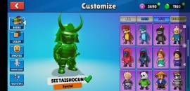 Stumble Guys Account 3700 Purple Tokens 1200 Gems, USD 70.00