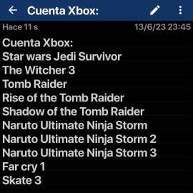 Cuenta Xbox, € 30.00