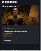 VENDO CUENTA BATLE.NET CON " DIABLO IV Ultimate Edition " , USD 50.00