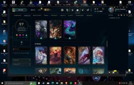 cuenta main de lol, LAS, lvl 536 con 97 skin, unranked, USD 100.00