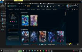 cuenta main de lol, LAS, lvl 536 con 97 skin, unranked, USD 100.00