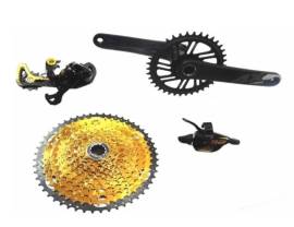 Kit Transmision Monoplato Ltwoo 1x12 Gold Timalo, USD 1,650