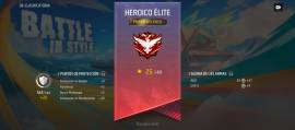 new free fire account in heroic élite in squad mode región ee.uu, USD 15