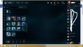 Vendo cuenta de league of legend, oro, 63 champ , USD 40.00